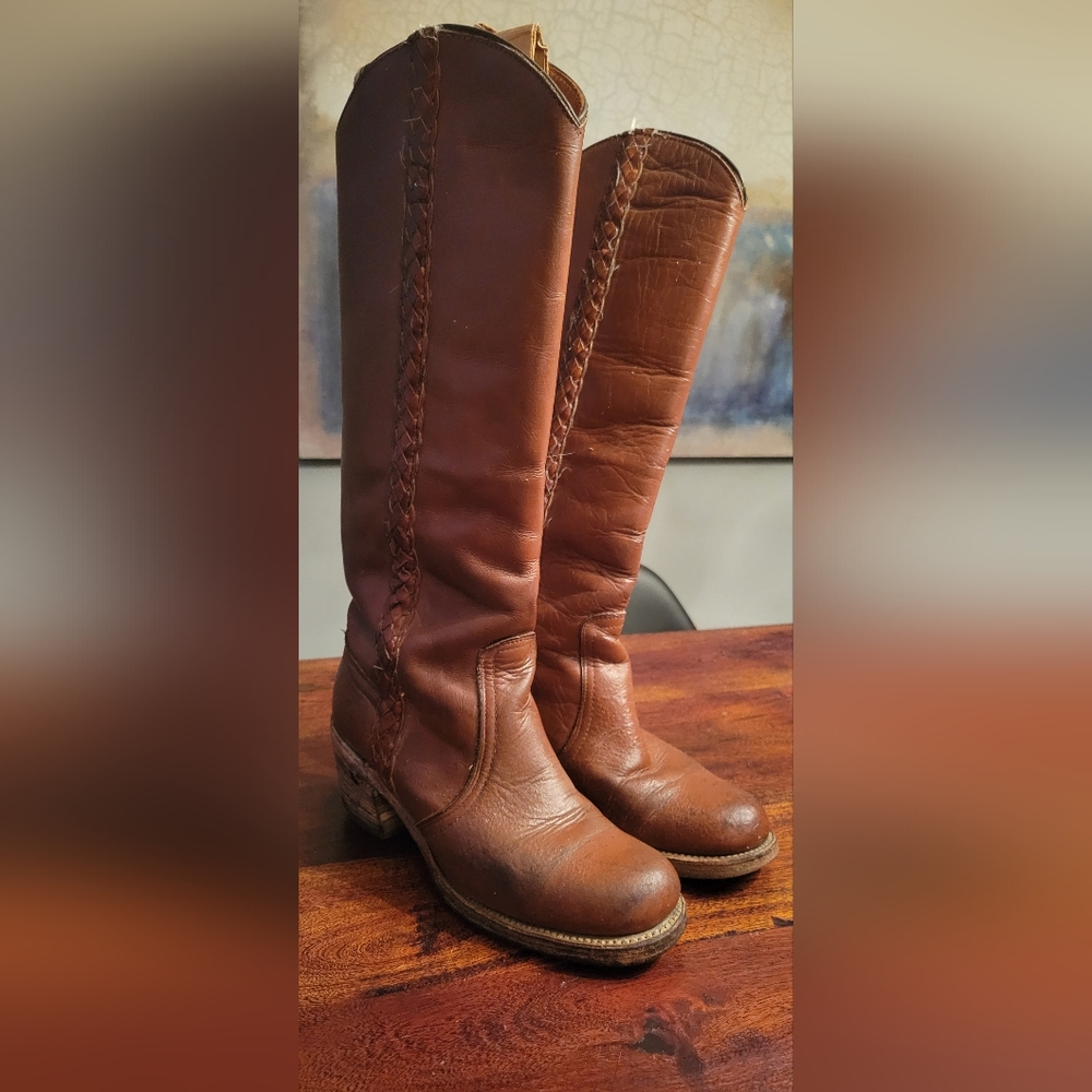 Vintage Frye Sabrina Campus boots
